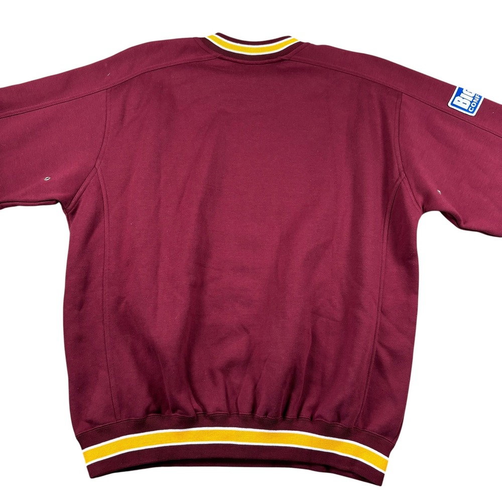 VTG NWT Minnesota Golden Gophers Sweatshirt Men Sz L Maroon Big Ten 90s crewneck - Picture 3 of 7